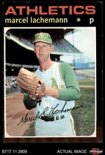 1971 Topps #84 Marcel Lachemann Athletics 4 - VG/EX