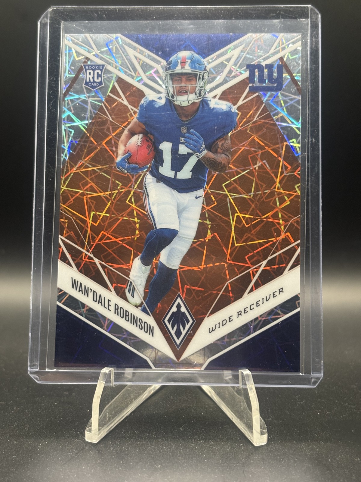 2022 Panini Phoenix - Rookies Wan'Dale Robinson #120 Orange Lazer /75 (RC)