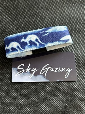Zox Sky Gazing - Kangaroo Koala Clouds - Zox Strap Reversible Wristband NEW