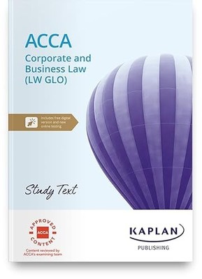 Cororate And Business Law (glo) - Study Text -  NEW Kaplan