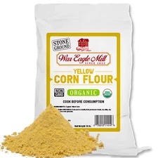 War Eagle Mill Organic Yellow Corn Flour, 25 lb bag
