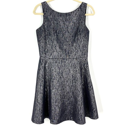 Night By Suite Blanco blau metallic silber Skater-Minikleid Damengröße Medium