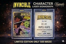 INVINCIBLE - 46/500 Hand Numbered Signagraph Keepsake Invincible Dupli-Kate 2025