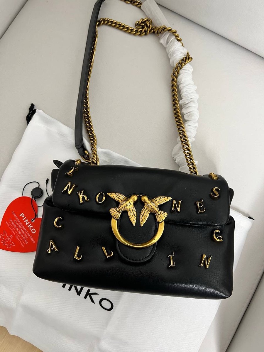 leather bag pinko bag farfetch
