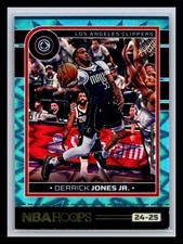Derrick Jones Jr. Los Angeles Clippers 2024-25 Hoops #157 Teal Explosion