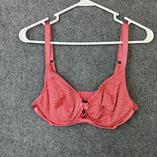 Wonderbra 34C Coral Lace Underwire Bra Style 7307 Mexico 