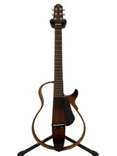 Yamaha SLG-200S Silent Steel-String Acoustic-Electric Guitar Brown w/ Case