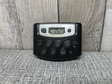 Sony Walkman SRF-M37W Portable AM/FM Weather Radio Belt Clip -TESTED WORKS-