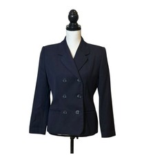 Worthington Dark Navy Blazer size- 6P with Pockets