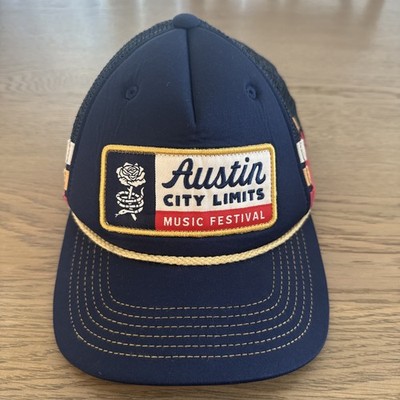 Howler Bros Hat Men One Size Blue Rose Rope Austin City Limit Music Fest
