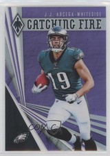 2019 Panini Phoenix Catching Fire Purple 8/149 JJ Arcega-Whiteside #7 0y6g