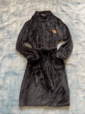 Northwest Black Plush Silk Touch Oregon State University Beavers Bath Robe OS