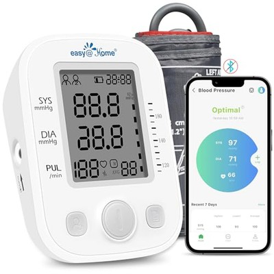Easyhome Digital Blood Pressure Monitor Upper Arm With Pulse Rate Ind