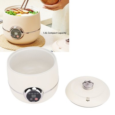 Small Rice Grain Cooker Multifunctional 1.6L Capacity Electric Nonstick Rice HOT