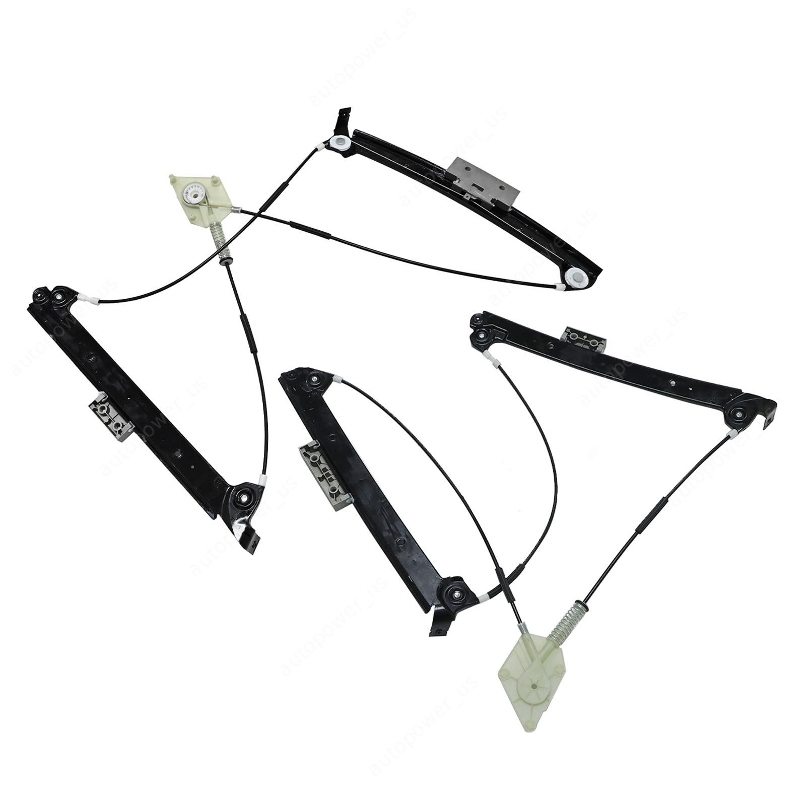 2pcs Window Regulator for 04-18 Bentley Continental GT Front Left & Right