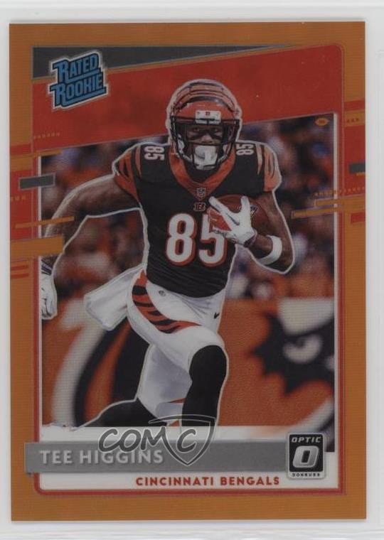 2020 Panini Donruss Optic Rated Rookies Orange Prizm /199 Tee Higgins #160 1cz3
