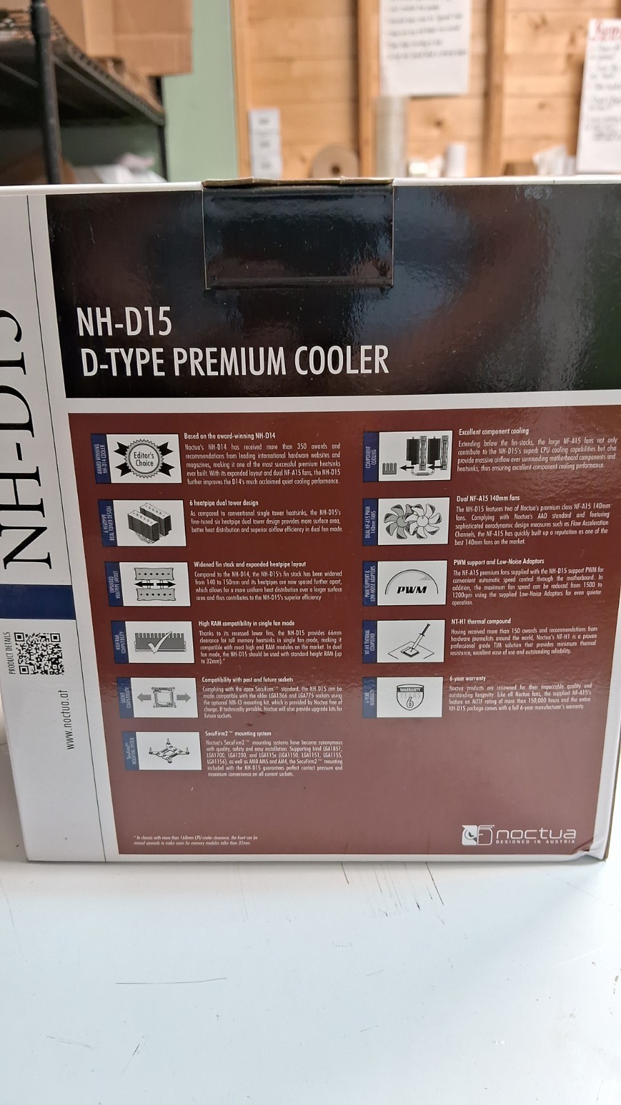 Noctua NH-D15 Premium NF-A15 x 2 PWM Retail Cooling Fans 3