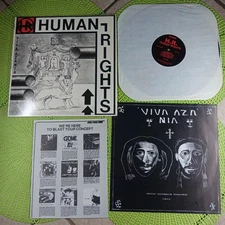 H.R. Bad Brains Human Rights 1st Pressing 1987 LP Vinyl SST 117 + RARE CATALOG 