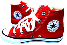 NEW Converse Kids Chuck Taylor All Star 3J232 Red Hi Top Sneaker Shoe Size 1