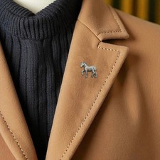 Broche Vintage En étain - Tête De Cerf - A.R. Brown UK - Signée - Excellent état