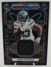 2022 Panini Obsidian James Robinson Atomic Material /125 New York Jets