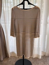 CHANEL Stripe Dress Size 36 S Near Mint Women's Designer Fashion SR2066