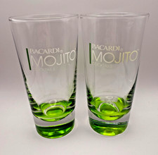Bacardi Rum Mojito Cocktail Green Base Glasse...