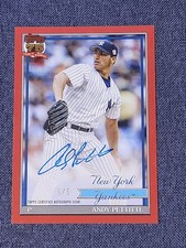 2026 Topps Series 1 • Andy Pettitte • /5 • Red • 5/5 • On Card Auto • Yankees