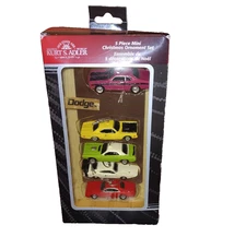 Lot of 2 Kurt Adler 5pc Mini 2" Christmas Ornament Set Dodge Holiday Decoration