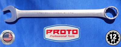   PROTO PROFESSIONAL 1-5/16 Combination Wrench: 12pt, #1242, Made In USA