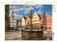 Calvendo Puzzle Marktplatz In Rothenburg Ob Der Tauber | 1000 Teile Lege-GrößE 6