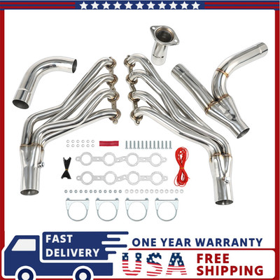 Long Tube Headers for 1999-2006 Chevy GMC Silverado Sierra 4.8L 5.3L 6.0L 1-7/8''