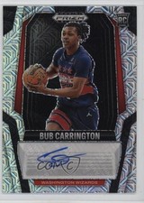 2024-25 Panini Prizm Black Rookie Signatures Mojo /25 Bub Carrington Auto 0ch