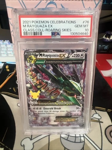 PSA 10 Pokémon TCG Celebrations M Rayquaza EX Card #76/108 2021