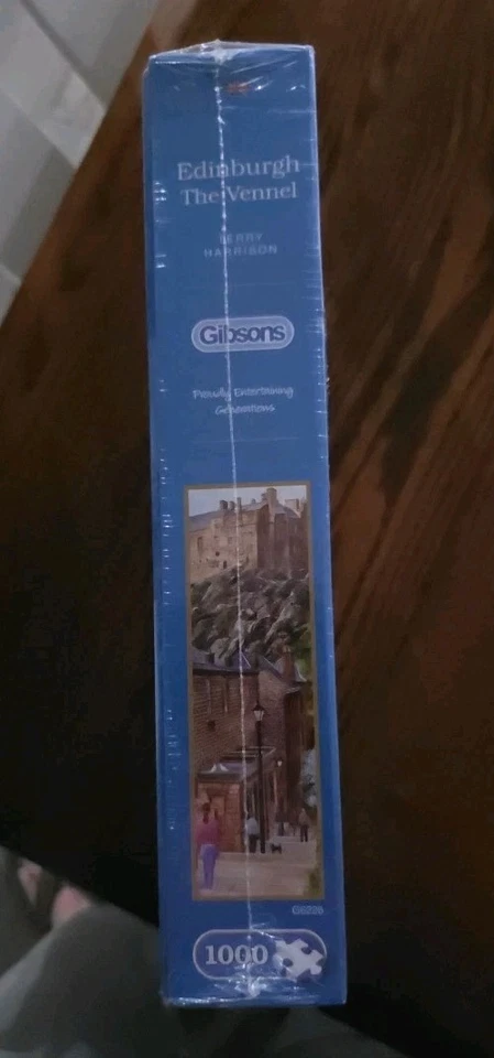 Gibsons Puzzle"Edinburgh-The Vennel" By Terry Harrison 1000 Piece New Sealed Box - Image 4 of 4