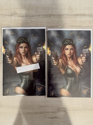 Gun Honey Doubles Down #1 Cohen Exclusive Unsigned Comic Set LE /300 New IN HAND