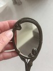 French Antique Bronze Art Nouveau Child's Mirror One Of A Kind Lovely Look — photo 3