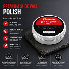 Mink Oil Leather Care Cream with Beeswax Conditioner for Boots Shoes Leather