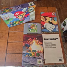 Super Mario 64 Player’s Choice CIB Complete + Nintendo Power #157 w/ Poster N64