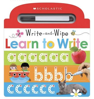 Learn to Write  (Write and Wipe) by Scholastic 