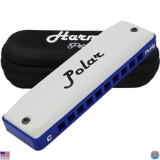 Diatonic Harmonica Key of C, Paddy Richter Tuning, Case Included, Folk Music