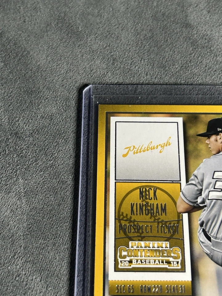 2015 ⚾️ Panini Contenders #8 Nick Kingham AUTO Prospect Ticket Red Foil 🔥⚾️ - Image 2 of 4