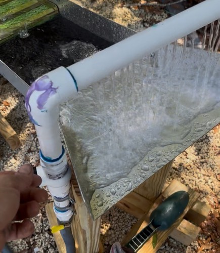 Recirculating Gold Sluice Water Spreader Bar PVC Plastic