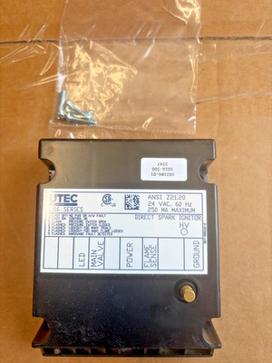 UTEC 1016-500 Direct Spark Ignition Control Module 24VAC HVAC 102186-01