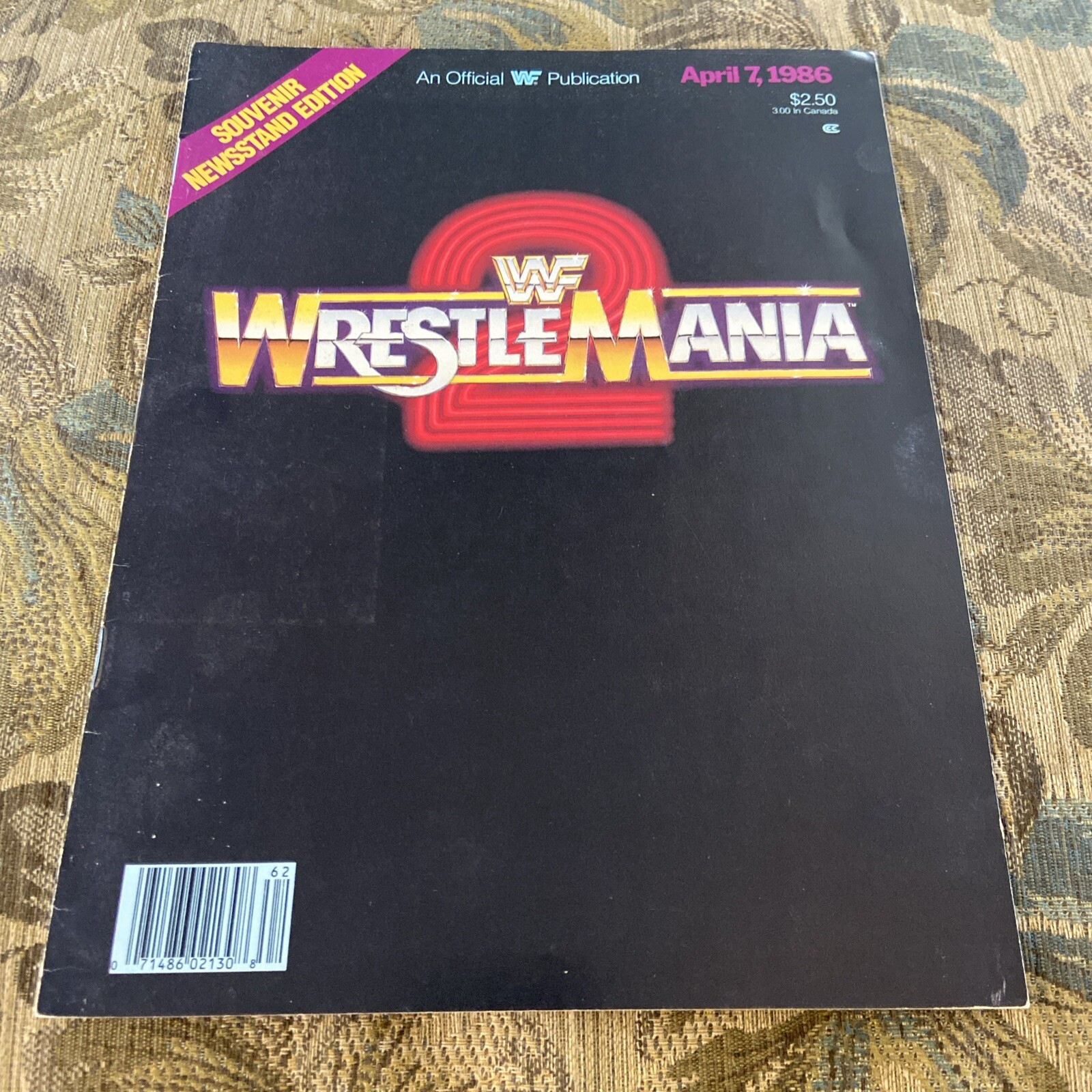 WWF Wrestlemania 2 Official Souvenir Program April 7 1986 Hulk Hogan