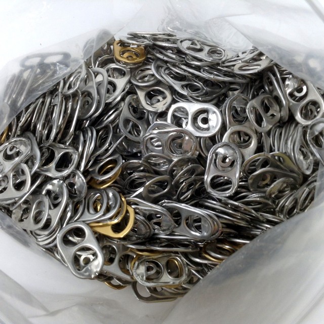 1,000 Aluminum Pull Tabs Clean Pop Can Tops Beer Soda Crafts Charity