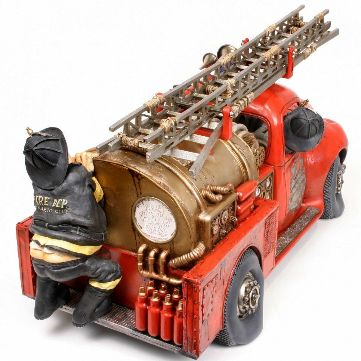 The Comic Art Of Guillermo Forchino, Funny Car The Fire