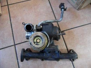 BMW E46 320d 2,0 D Turbolader mit Abgaskrümmer Krümmer 2247043E