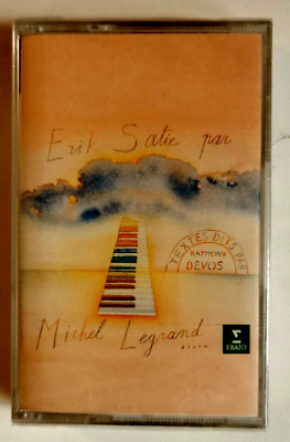ERIK SATIE PAR MICHEL LEGRAND CASSETTE TAPE (NEU/SEALED)/ RAYMOND DEVOS