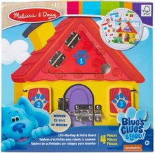 Melissa  Doug Blues Clues  You Wooden Lift-The-Flap Activity Board FREE SHIP